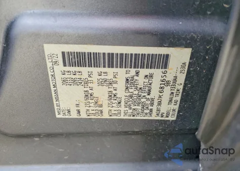 2023 Nissan Rogue Sv z USA, uszkodzony, nr VIN 5N1BT3BA7PC681656